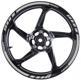 Adesivi Moto Chaft Nastro adesivo cerchioni Deluxe Silver