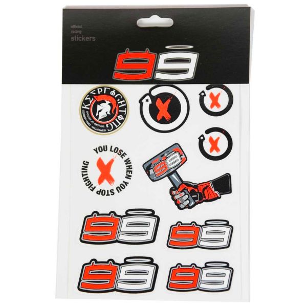Accessori moto Jorge Lorenzo Stickers Small Lorenzo Multicolor