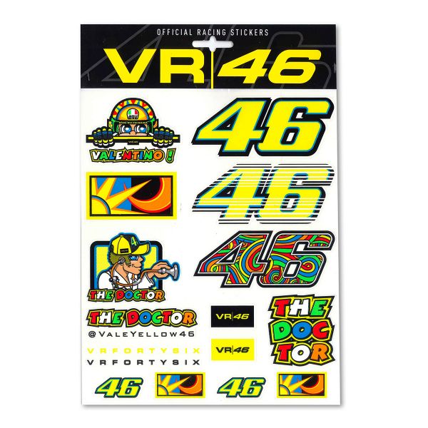 Adesivi Moto VR 46 VR46 Stickers Big