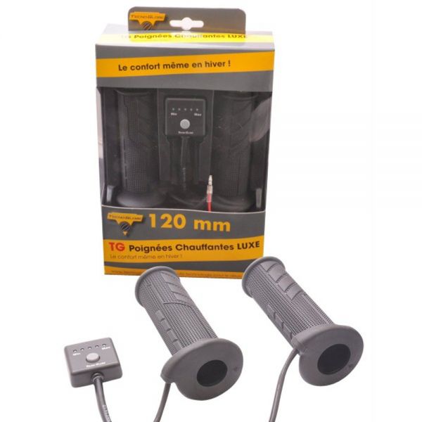 Manopole moto & scooter Tecnoglobe TG Maniglie Riscaldanti Quad Luxe Universelles 120mm - 22mm