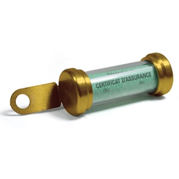 Supporto Assicurazione  Chaft Tubo Porta Bollo Gold