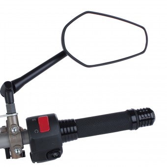 Specchietti retrovisori moto Chaft Duty Nero CE Specchietti retrovisori moto Chaft Duty Nero CE