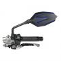 Specchietti retrovisori moto Chaft Peaky Black Blue CE