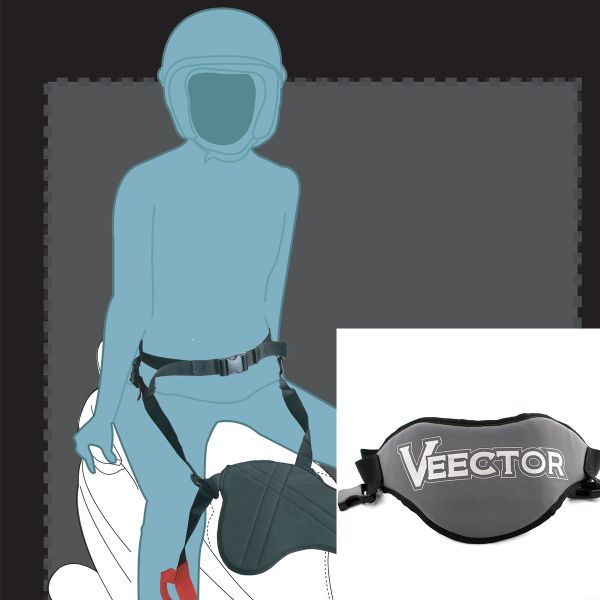 Sicurezza passeggero Veector Pan Belt 2 Grigio - Nero