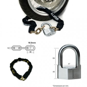 Xena Combo Mini U XSU-69 SRA + Catena Hexago No Omologatoe