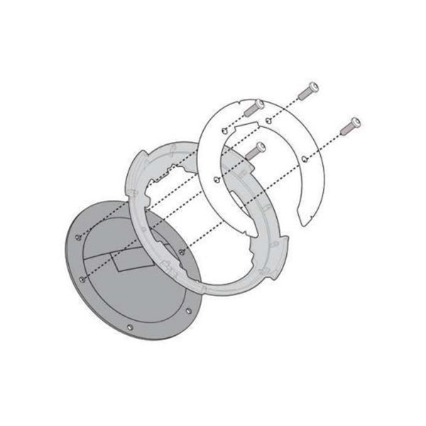 Accessori borsa da serbatoio Givi Flangia Tanklock (BF15)