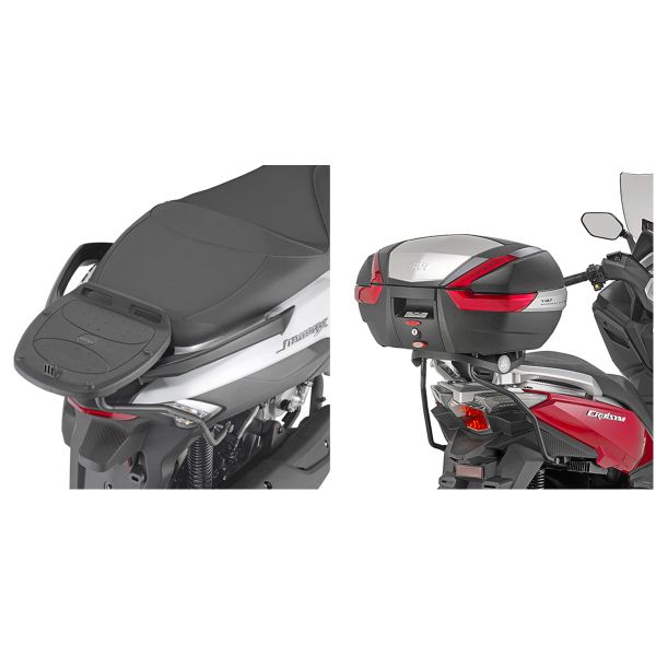 Kit di fissaggio bauletti Givi Supporto Monolock - Monokey SR7056 Sym Joymax Z300/Cruisym 300 (17-20)