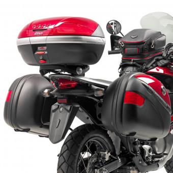 Kit di fissaggio bauletti Givi Supporto + piastra Monokey (E225) Kit di fissaggio bauletti Givi Supporto + piastra Monokey (E225)