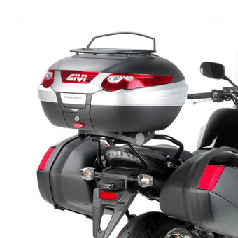 Kit di fissaggio bauletti Givi Supporto + piastra Monolock (SR777M) Kit di fissaggio bauletti Givi Supporto + piastra Monolock (SR777M)