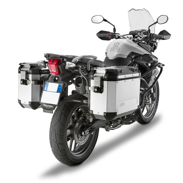 Kit di fissaggio valigie Givi Supporto Valigia Trekker Outback - Monokey Cam-Side (PL6401CAM)