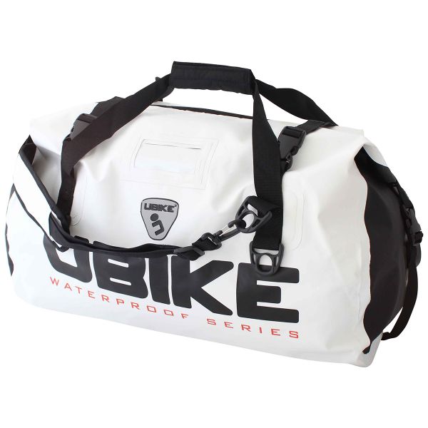 Borse da sella UBIKE Duffle Bag 50L Bianco Nero Borse da sella UBIKE Duffle Bag 50L Bianco Nero