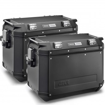 Bauletti - Valigie moto Givi Monokey Trekker Outback 48 L Black Line Pack2