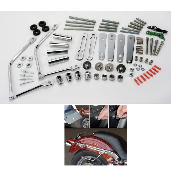 Accessori moto Saddlemen Kit di fissaggio completo per borse laterali