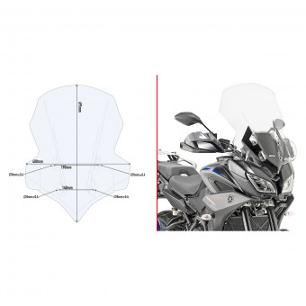 Schermo Givi Bolla 2139DT Yamaha Tracer 900/Tracer 900GT (18-20)