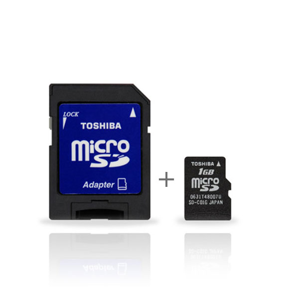 Accessori moto TOSHIBA Scheda Memoria Micro SD + Adattatore SD