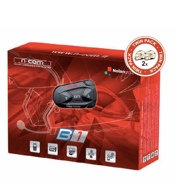 Accessori moto Nolan Kit Bluetooth B1 Twin Pack Pour N103 - N91 - N90 - N86 - N85 - N71- N43