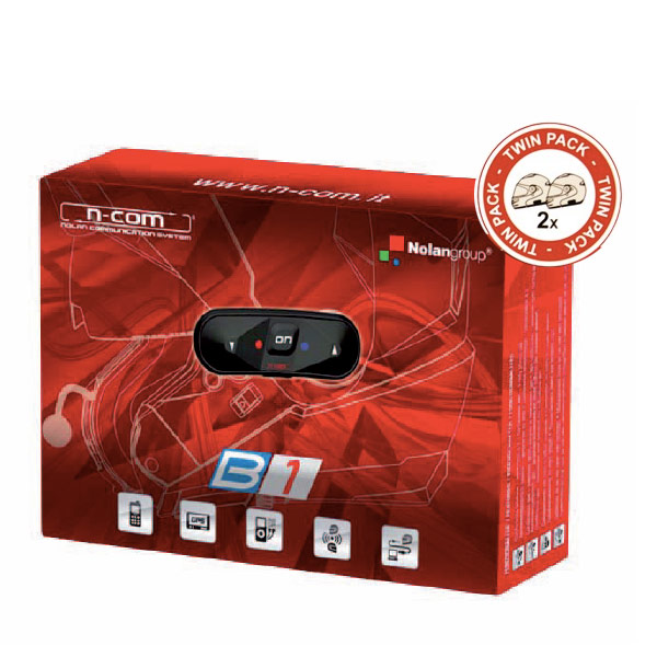 Comunicazione Nolan Kit Bluetooth B1 Twin Pack Pour N104 - N44