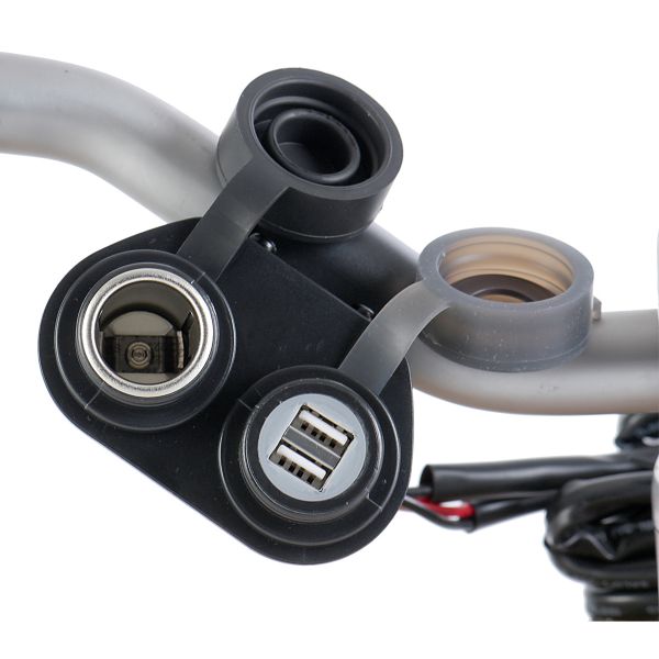 Accessori moto Chaft Accendisigari e Porta USB Manubrio