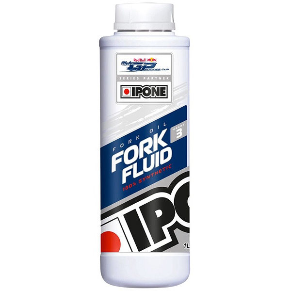 Olio di forcella IPONE Fork Fluid - Grade 3 100 % Synthetic - 1 Litro Olio di forcella IPONE Fork Fluid - Grade 3 100 % Synthetic - 1 Litro