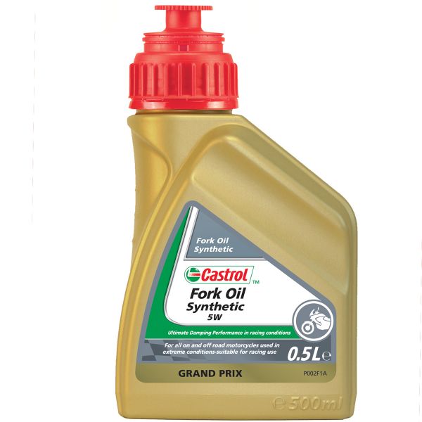Olio di forcella Castrol Synthetic Fork Oil 5W 500 Ml