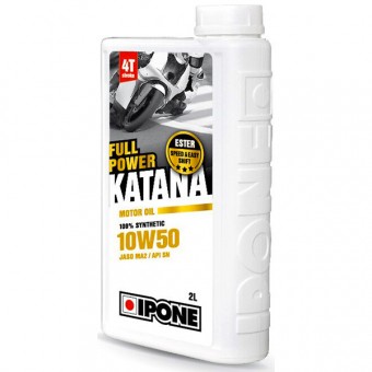 Olio motore IPONE Full Power Katana - 10W50 100 % Synthetic - 2 Litri 4T Olio motore IPONE Full Power Katana - 10W50 100 % Synthetic - 2 Litri 4T