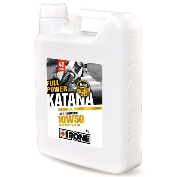 Olio motore IPONE Full Power Katana - 10W50 100 % Synthetic - 4 Litri 4T Olio motore IPONE Full Power Katana - 10W50 100 % Synthetic - 4 Litri 4T