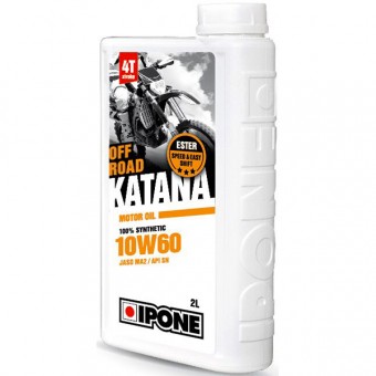 Olio motore IPONE Katana Off Road - 10W60 100 % Synthetic - 2 Litri 4T Olio motore IPONE Katana Off Road - 10W60 100 % Synthetic - 2 Litri 4T