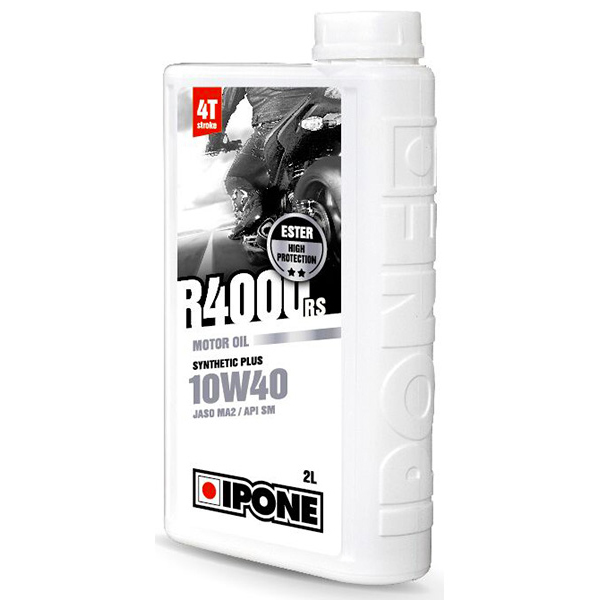 Olio motore IPONE R4000 RS - 10W40 Synthetic Plus - 2 Litri 4T Olio motore IPONE R4000 RS - 10W40 Synthetic Plus - 2 Litri 4T