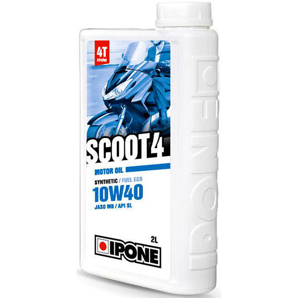 Olio motore IPONE Scoot 4 - 10W40 Synthetic - 2 Litri 4T Olio motore IPONE Scoot 4 - 10W40 Synthetic - 2 Litri 4T