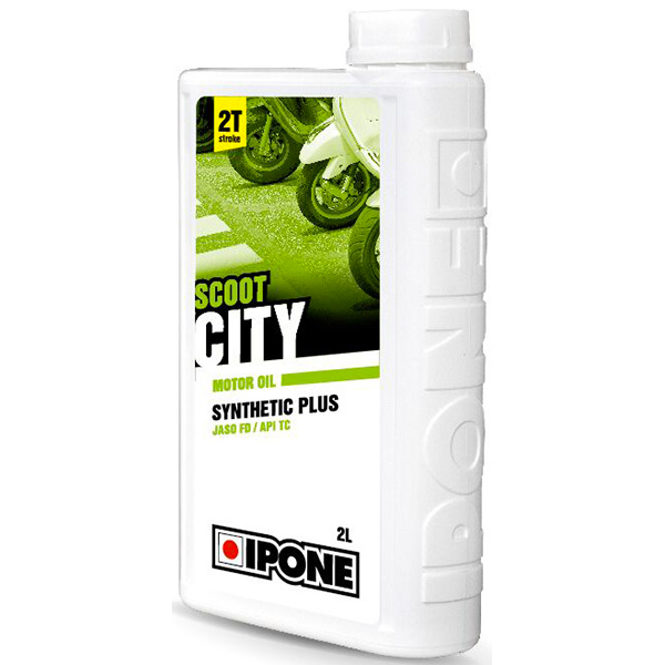 Olio motore IPONE Scoot City - Synthetic Plus - 2 Litri 2T Olio motore IPONE Scoot City - Synthetic Plus - 2 Litri 2T