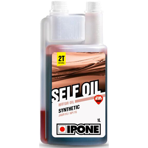 Olio motore IPONE Selfoil Fraise - Synthetic - 1 Litro 2T Dosatore Olio motore IPONE Selfoil Fraise - Synthetic - 1 Litro 2T Dosatore