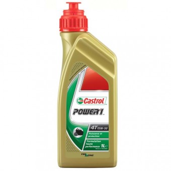 Olio motore Castrol Power 1 4T 15W-50 1 Litro Olio motore Castrol Power 1 4T 15W-50 1 Litro