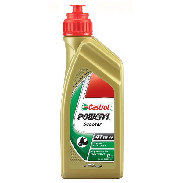 Olio motore Castrol Power 1 Scooter 4T 5W-40 1 Litro