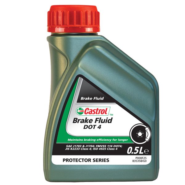 Olio di freni Castrol Brake Fluid DOT 4 500 Ml