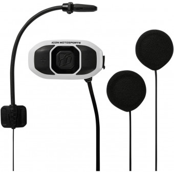 Comunicazione ICON Kit Bluetooth Sena Rau White Comunicazione ICON Kit Bluetooth Sena Rau White