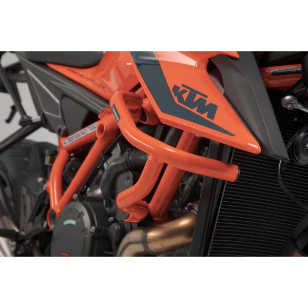 Paracarter e tappi SW-MOTECH Crash Bar Arancione KTM Super Duke 1290 R (19-22)