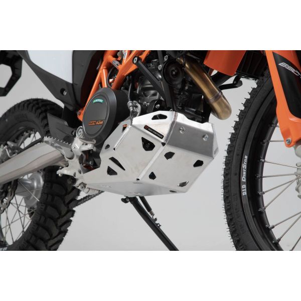 Proteggi motore SW-MOTECH KTM 690 Enduro R Scarpa in alluminio (19-23)