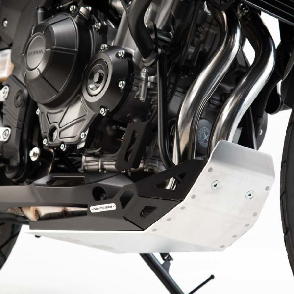 Proteggi motore SW-MOTECH Sabot Alluminio Nero Honda CB500X (18-20)