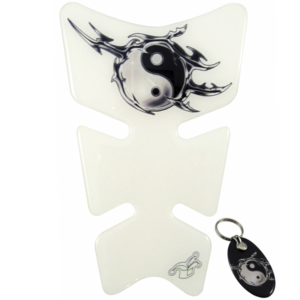 Accessori moto MAD Ying-Yang Trasparente Nero