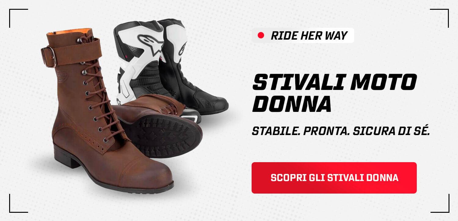 Stivali moto donna