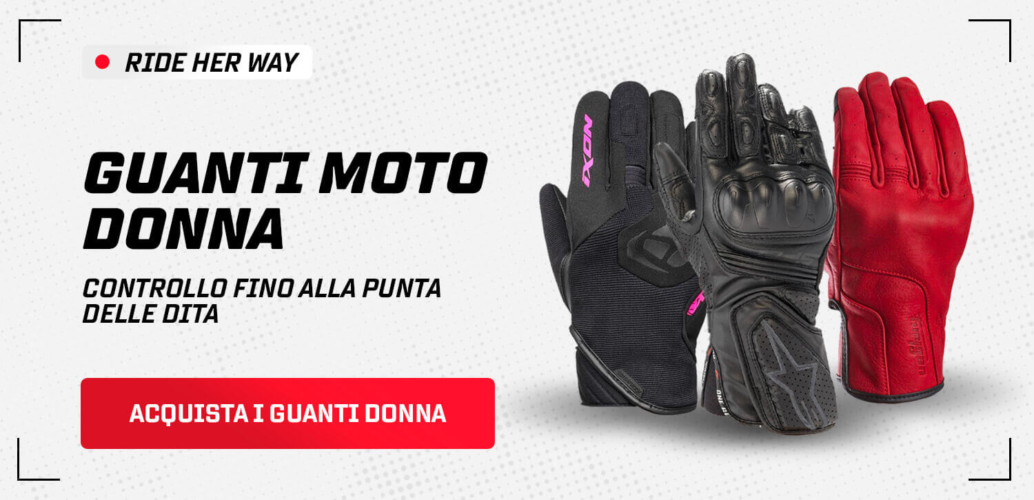 Guanti moto donna