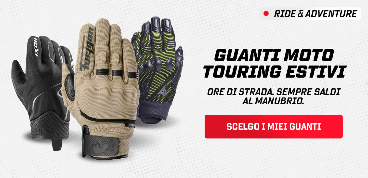 Guanti moto touring estivi