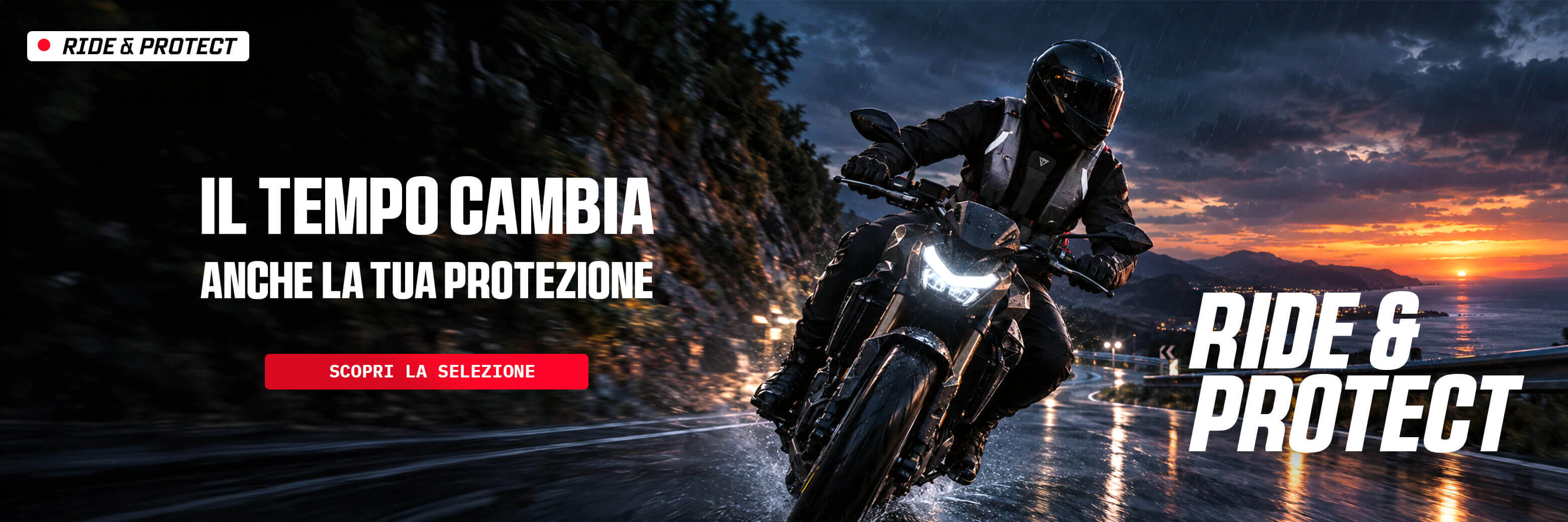 Ride & protect: il tempo cambia, anche la tua protezione