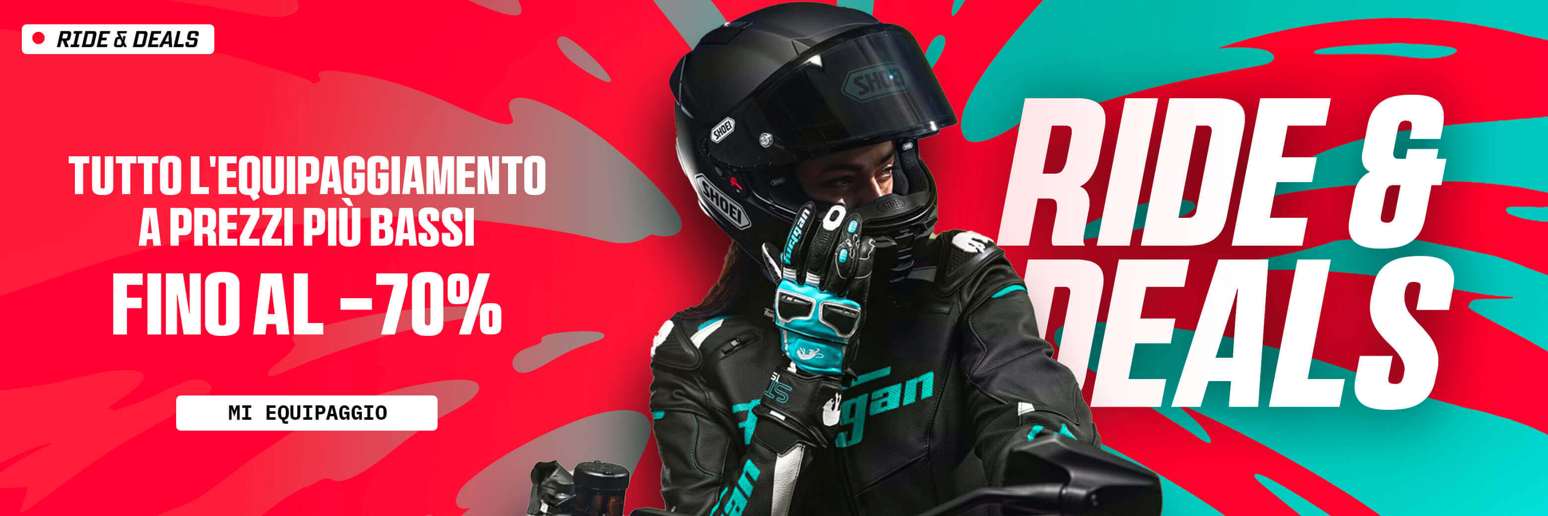 Ride & Deals fino al -70%