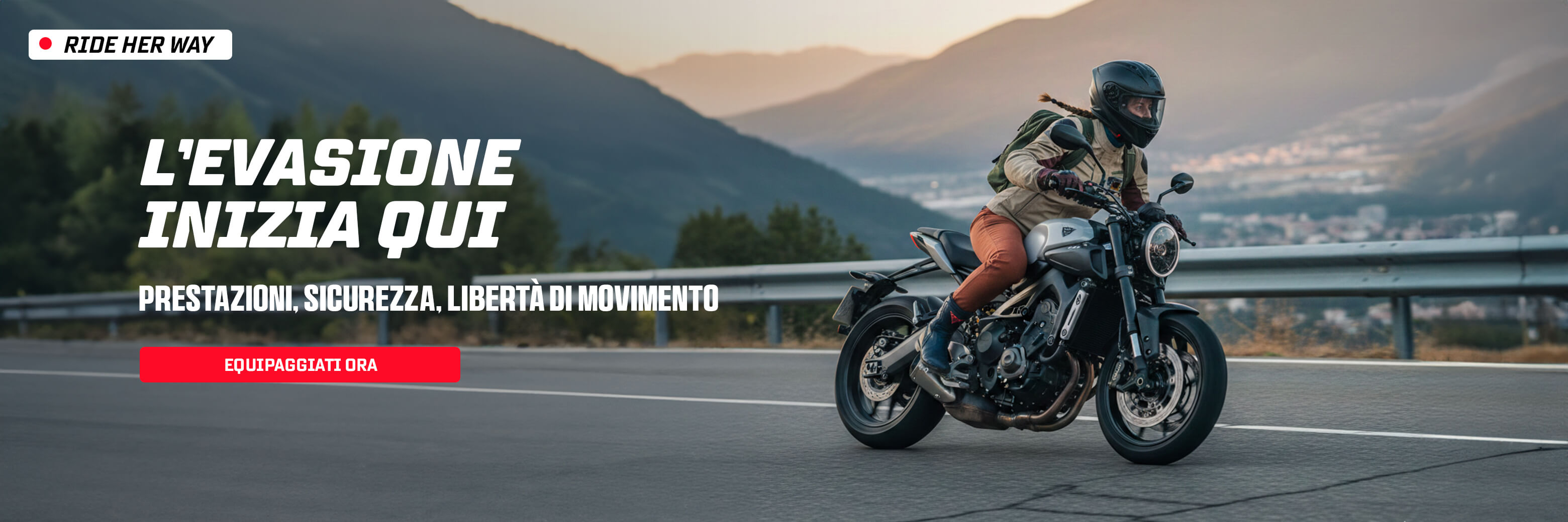 Ride her Way:l'evasione inizia qui