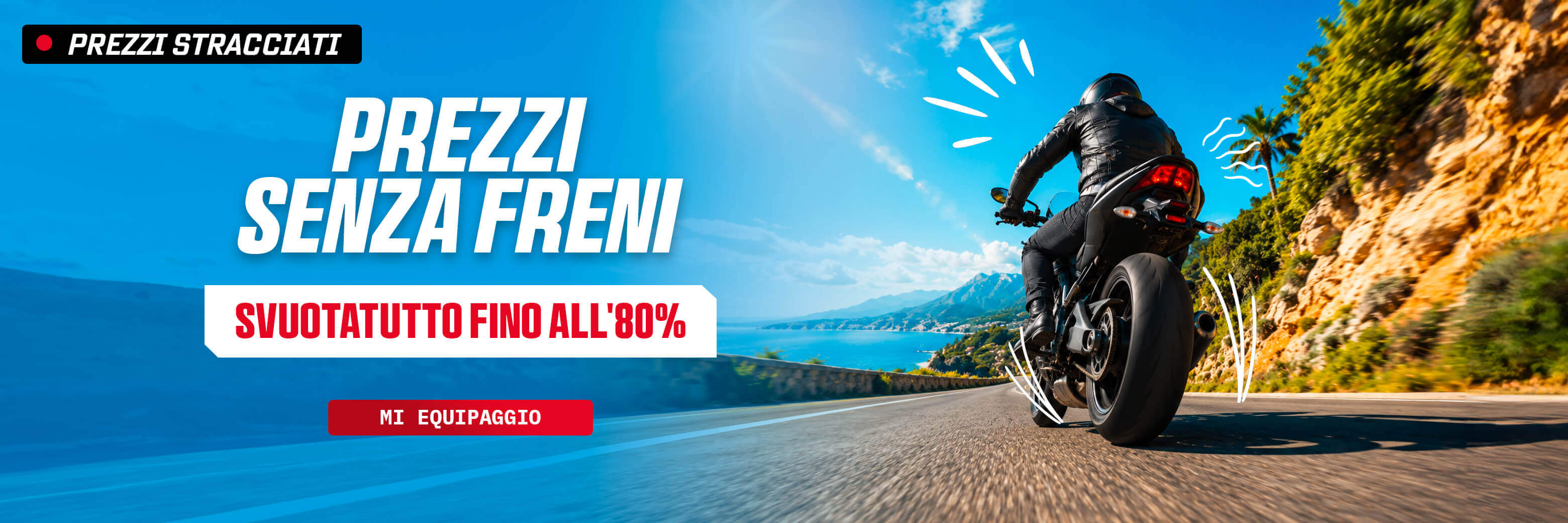 Prezzi senza freni: svuotatutto fino all'80%