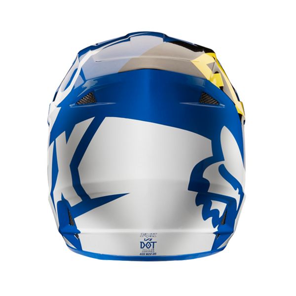 FOX V1 Race Blue White