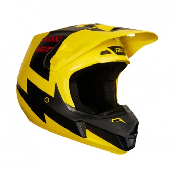 Casque Cross FOX V2 Master Yellow Casque Cross FOX V2 Master Yellow