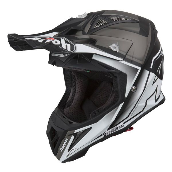 Cross Airoh Aviator 2.2 Check Bianco Opaco