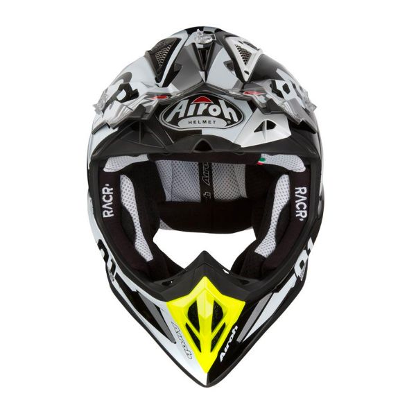 Airoh Aviator 2.2 Racr Nero Bianco Giallo